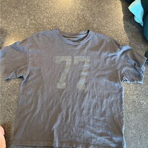 American Eagle Outfitters Charcoal 77 Graphic Tee